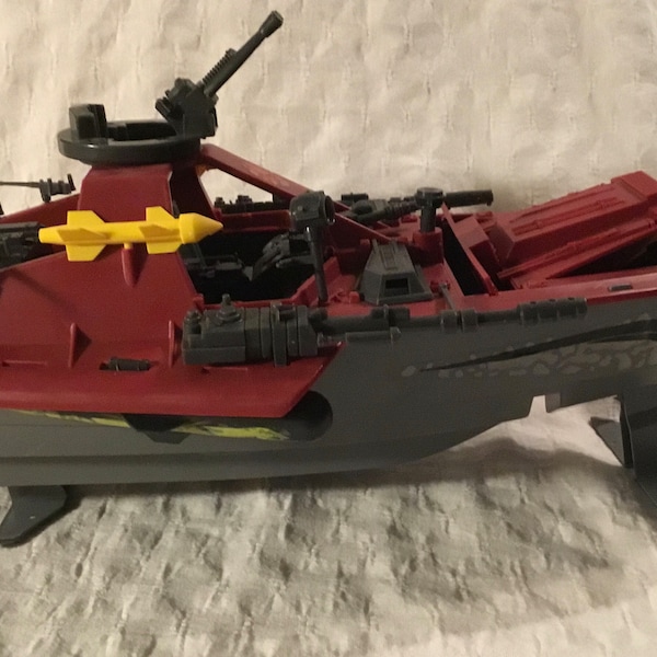 1985 Hasbro GI Joe Cobra Hydrofoil pamphlet toy pretend play imagination works almost complete