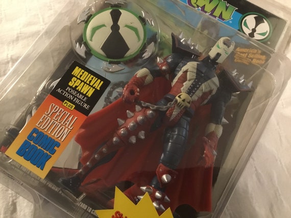 1994 Todd Mcfarlane Medieval Spawn Poseable Action Figure Comic