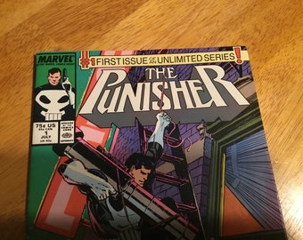 1987 Marvel Comic Book the Punisher Number 1 First Issue of