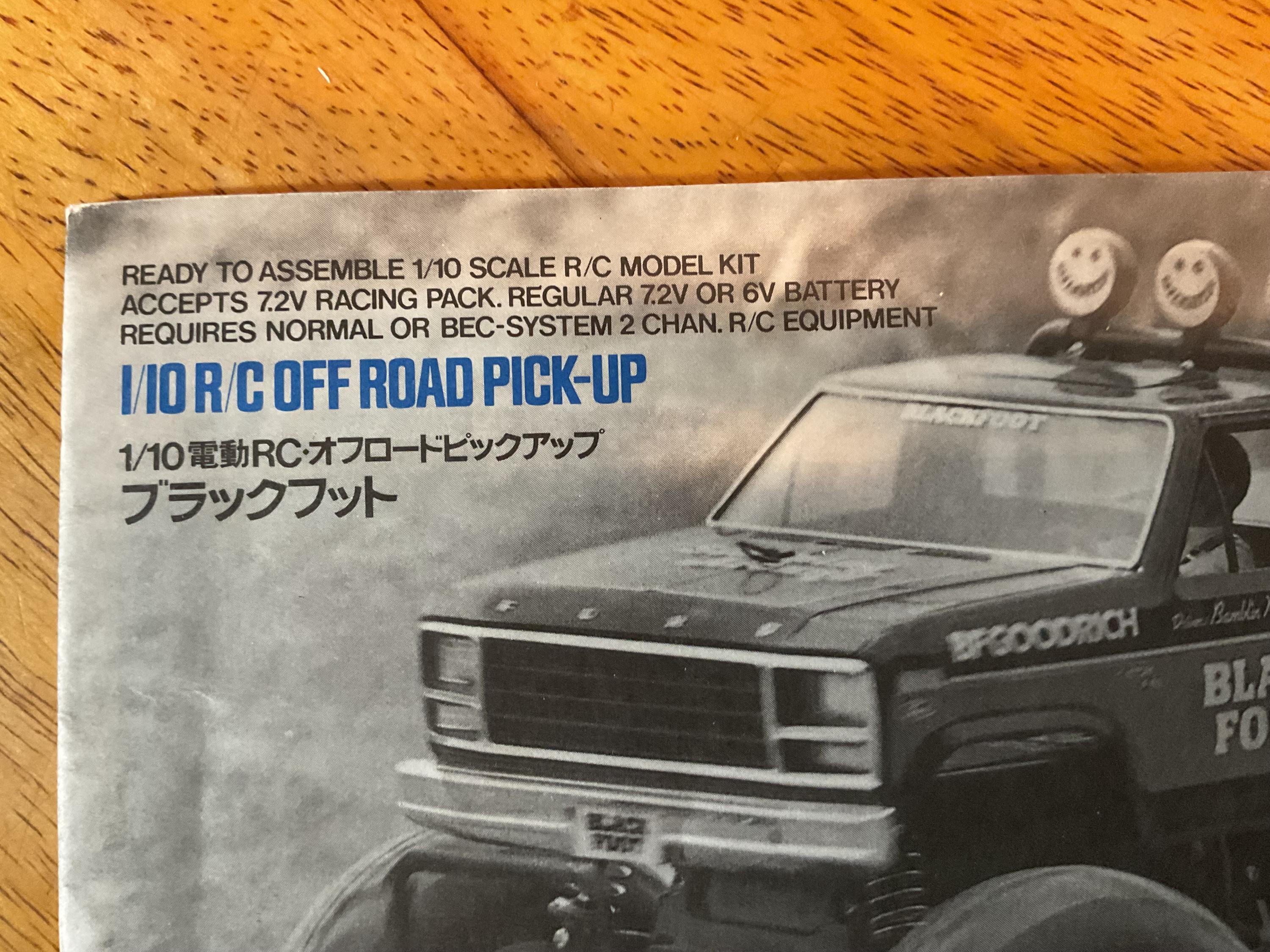 ブラックフット FORD F150 RANGER BLACKFOOT Tamiya1⁄10th Scale, R⁄C