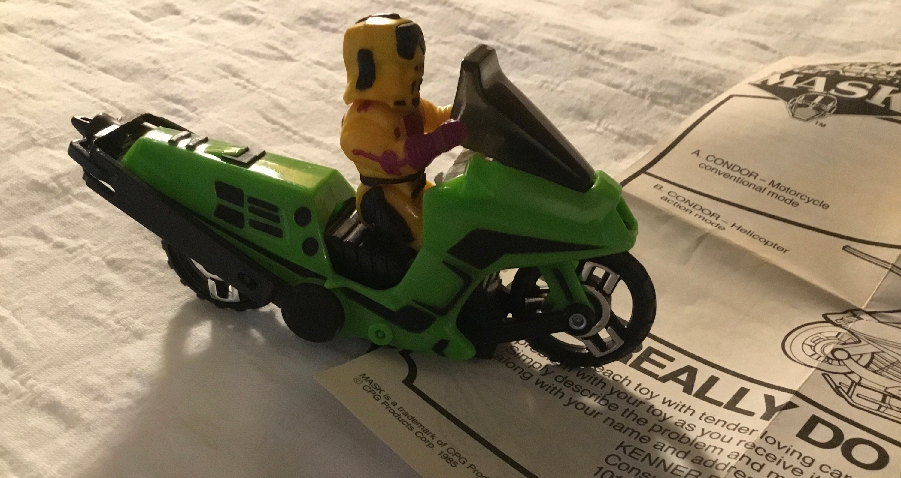 Kenner (1985) M.A.S.K. Condor and Brad Turner (No package