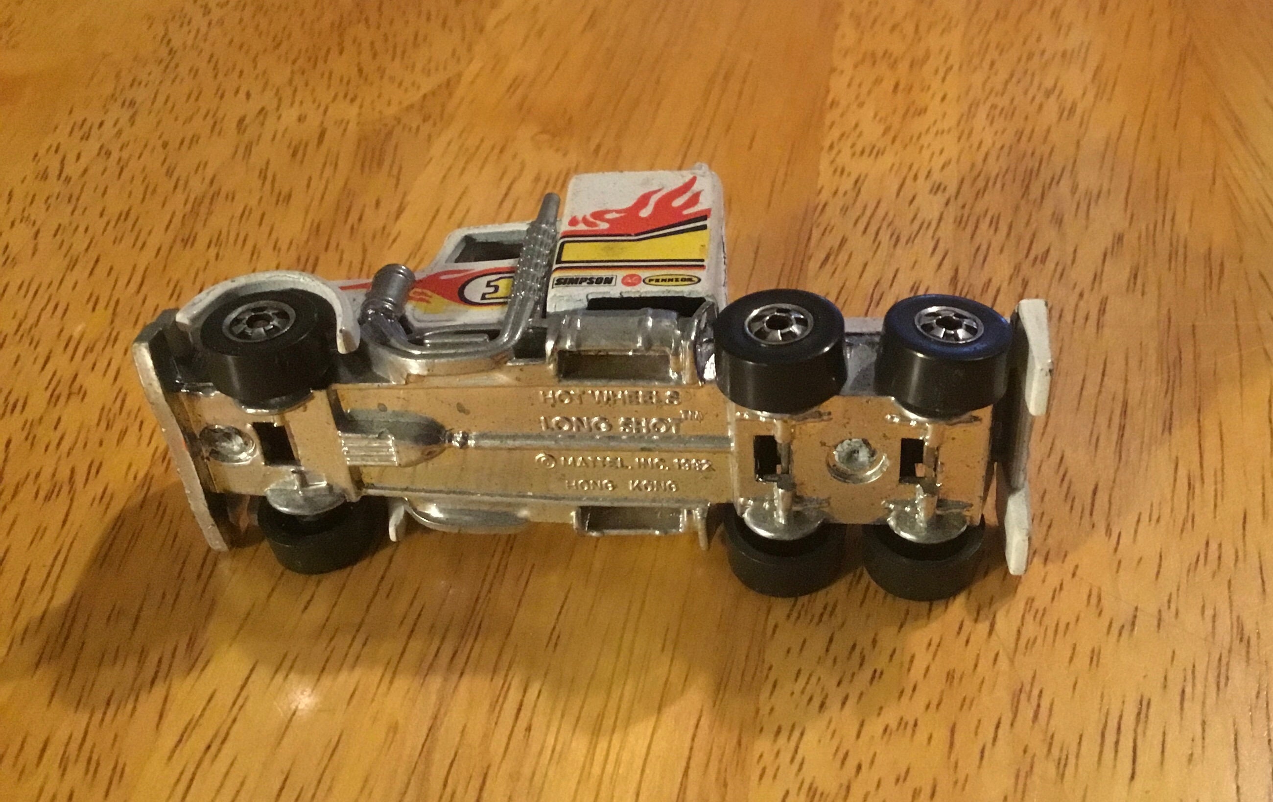 1983 Hot Wheels Long Shot metal semi camión Hong Kong juguete