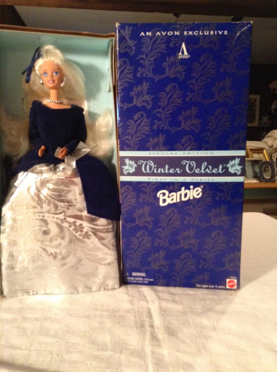 avon winter velvet barbie value