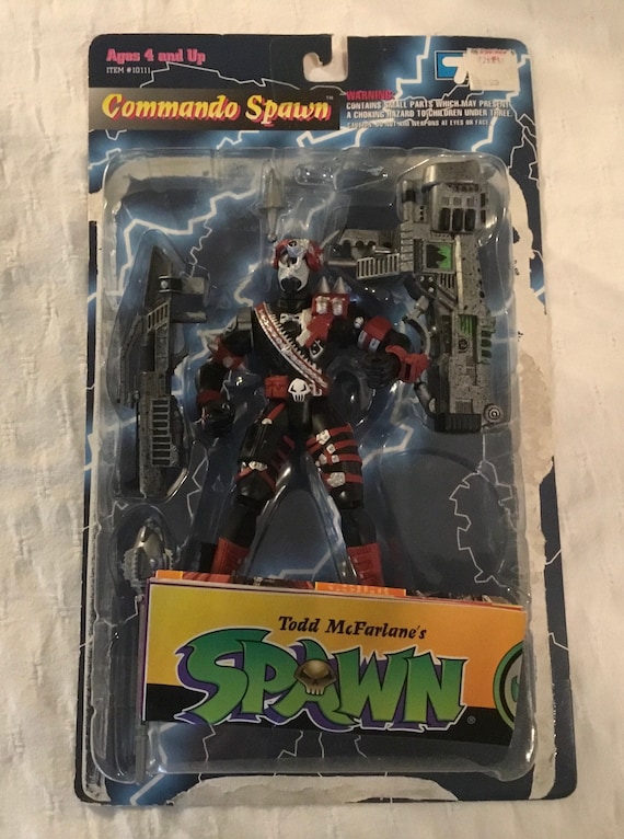 1995 Commando Spawn Ultra Action Figure Opened Package With