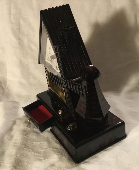 Quartz Etranger Windmill Music Box Drawer Black Plastic - Etsy
