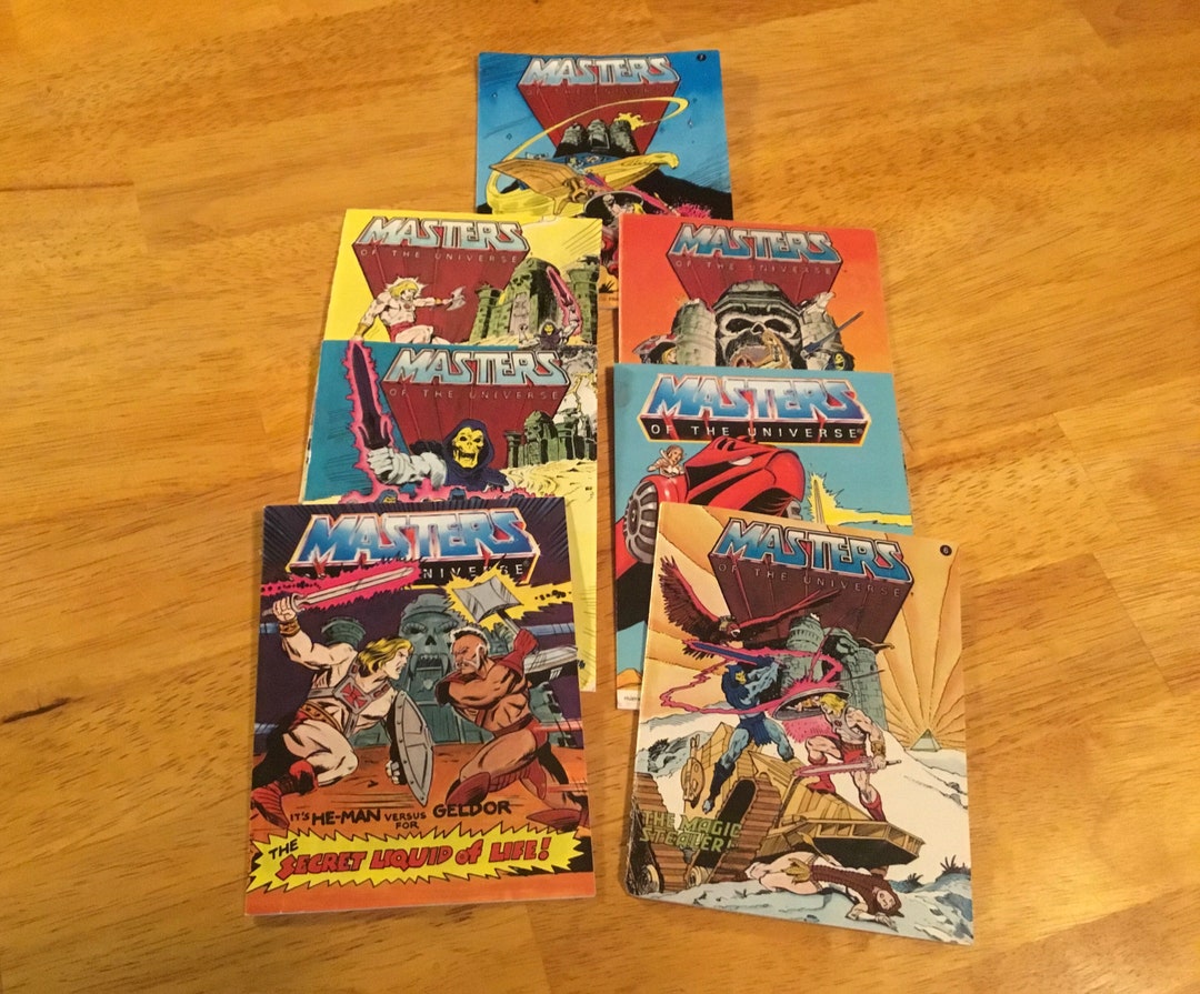 1982 Mattel Masters of the Universe Seven Mini Comics Pamphlets - Etsy