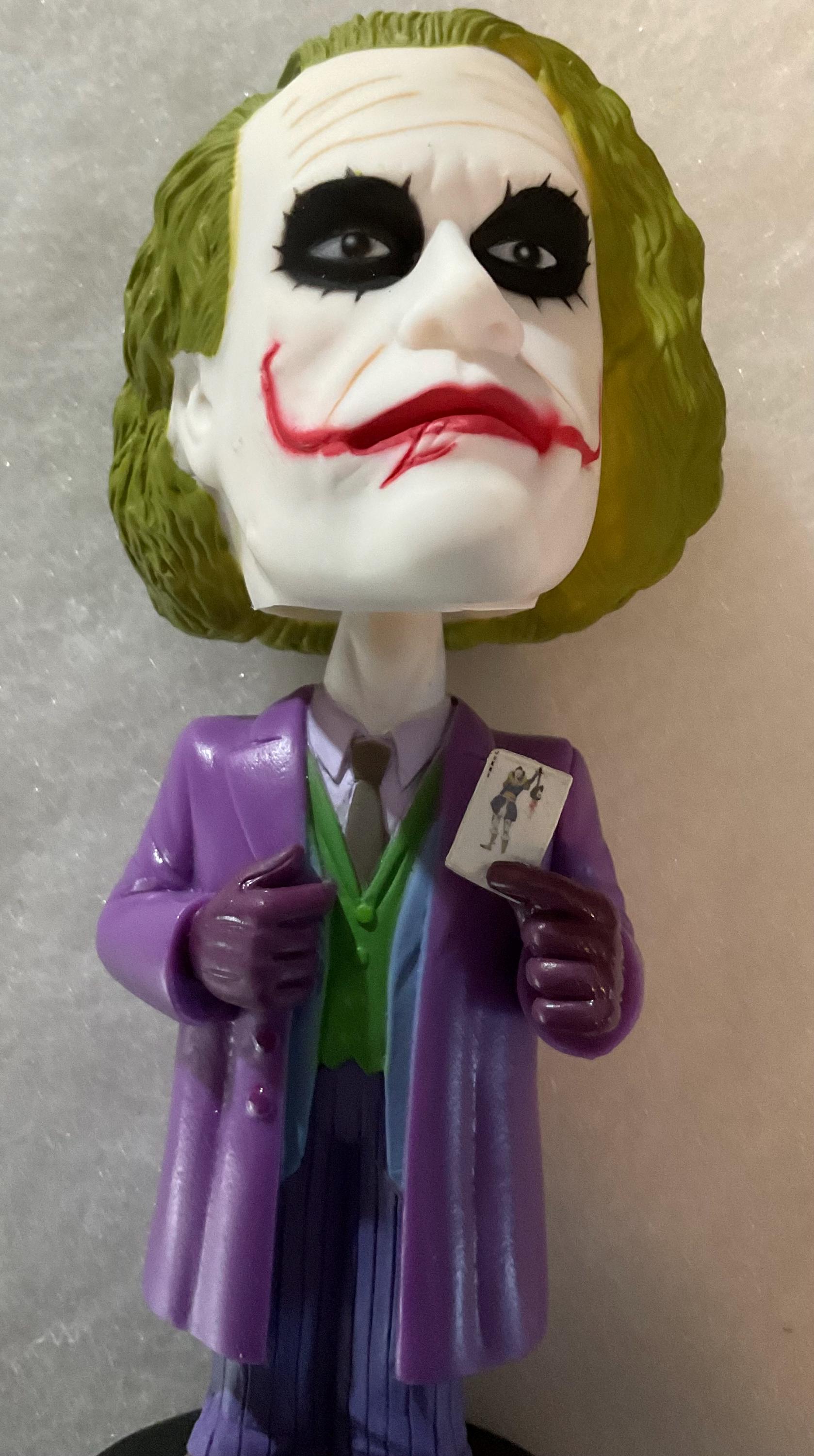 Wacky Wobbler Joker Talking Head Bobble Head by Fanko D C Comics