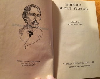 1946 Robert Louis Stevenson modern short stories the teaching of    English series literature fiction hard cover book