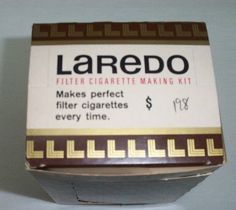 Laredo Filter Cigarette Making Kit from the 1970s Etsy