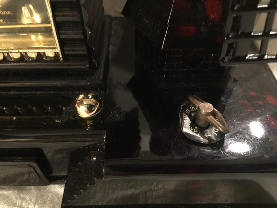 Quartz Etranger Windmill Music Box Drawer Black Plastic - Etsy