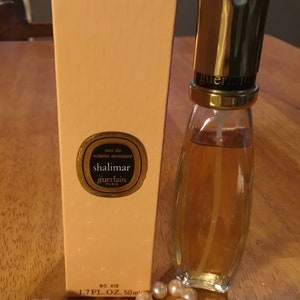 1983 Shalamar perfume by Guerlain Paris MIB 1.7 fl oz YL4J1 glass bottle atomizer Fairfield Store CT