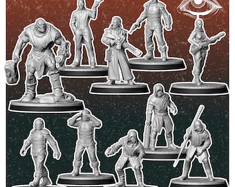 Lost Casino | Post Apocalypse Minis by Vermillion | 3D Printed Wargaming Proxies