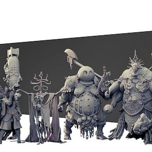 Hallowed Legion | In the Trenches by Realsteone | 3D Printed Wargaming Proxies