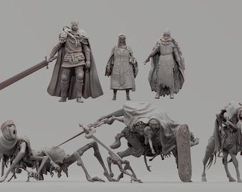 Shaded Castle | Malevolent Miscreants by Realsteone | 3D Printed Wargaming Proxies