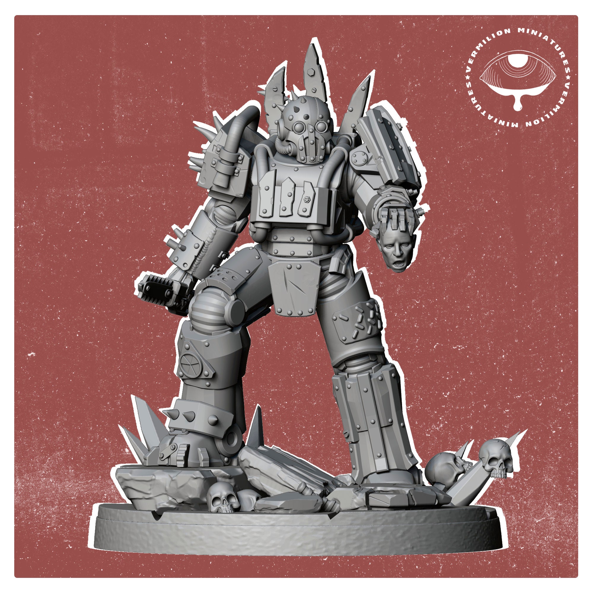 Minis In Rust Rust Reavers | Post Apocalypse Minis by Vermillion | 3D Printed ...
