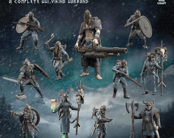 Trenches of Midgard | Viking Forces for Trench Crusade | 3D