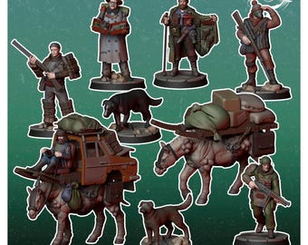 Trading Post | Post Apocalypse Minis by Vermillion | 3D Printed Wargaming Proxies