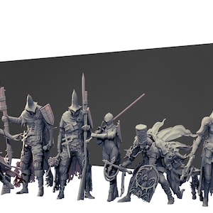Trench Souls | In the Trenches by Realsteone | 3D Printed Wargaming Proxies