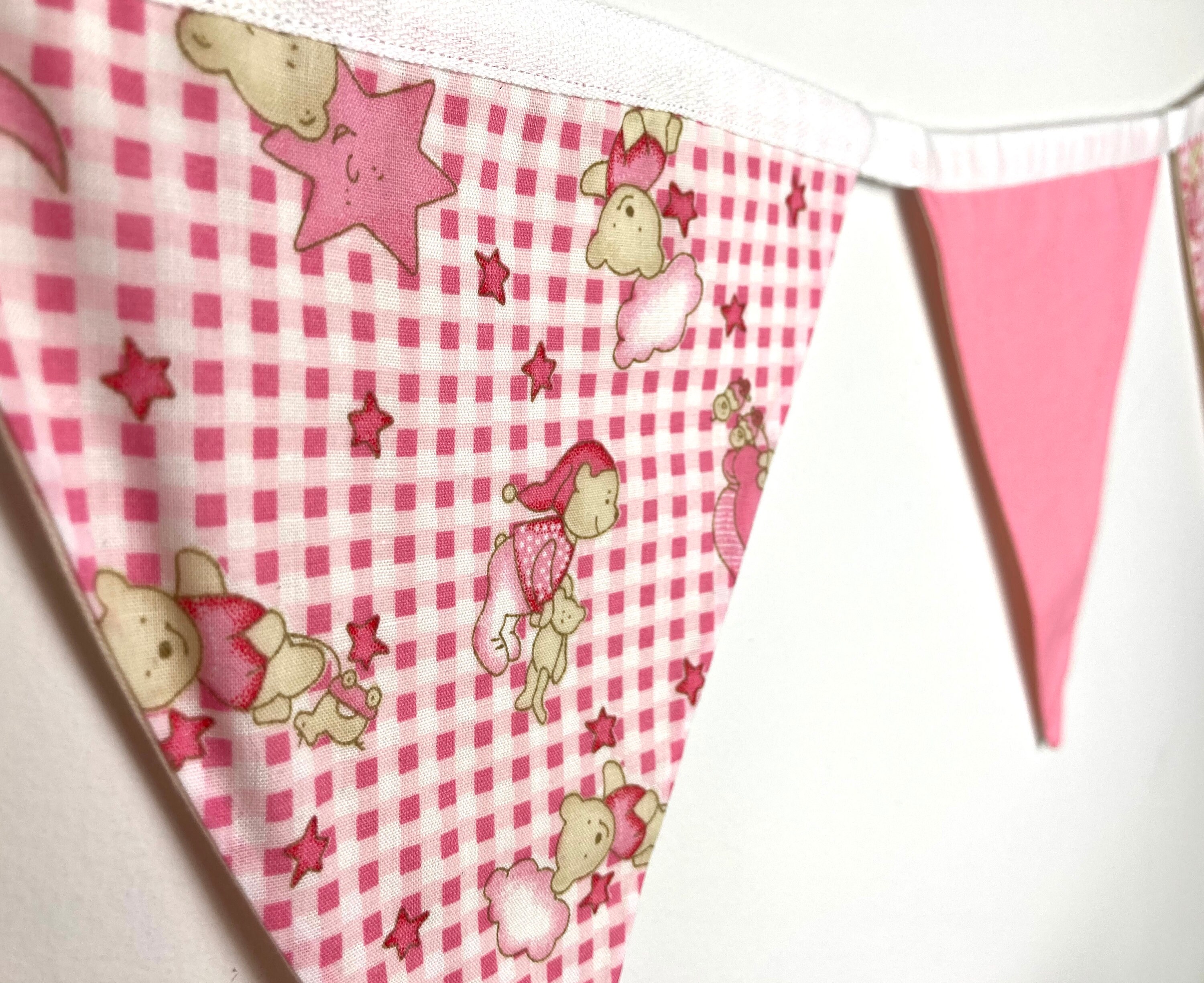 Pink Baby Girl Bunting Nursery Bunting & Decor New Baby Etsy UK