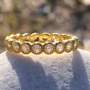 Cz outlet eternity ring