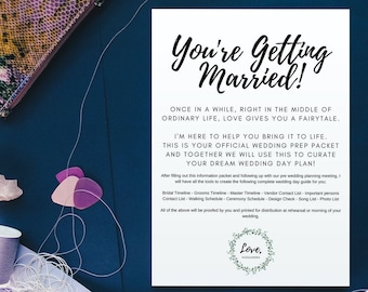 Client Intake Template for Wedding Coordinators