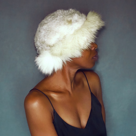 White Fox Fur  Hat - 1970s - image 3