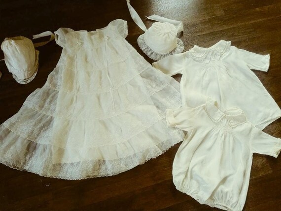 Baby Christening Set 1950s
