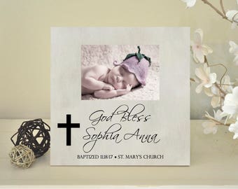 baptism frame etsy