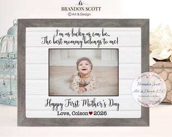 Cornice personalizzata per la prima festa della mamma: cornice regalo per la prima festa della mamma