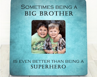 Brother Gift Sister Gift Personalized Picture Frame Gift for Brother Sister Sibling Big brother new baby Gift Christmas Gift