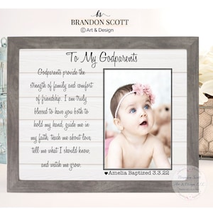 Godmother Gift Godmother Frame Godparents Gift Godparents Frame Baptism Gift Baptism Frame Godfather Gift Godfather frame Christening Gift