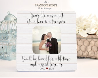 Personalized Memorial Picture Frame: Bereavement Gift, Loss Frame, memorial gift, funeral photo frame, memorial gift, sympathy frame