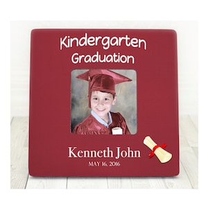 Personalized Graduation Picture Frame: Real Wood, Custom Engraved