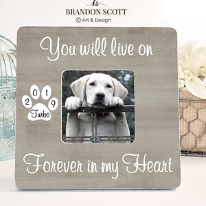 Pet Memorial Frame, Pet Loss Gift Idea, Loss of a Pet, Pet Sympathy Frame, Sympathy gift for pet loss, Pet memorial