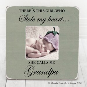 Personalized Grandpa Picture Frame: Gift for Grandfather, grandpa gift, papa gift, grandfather frame