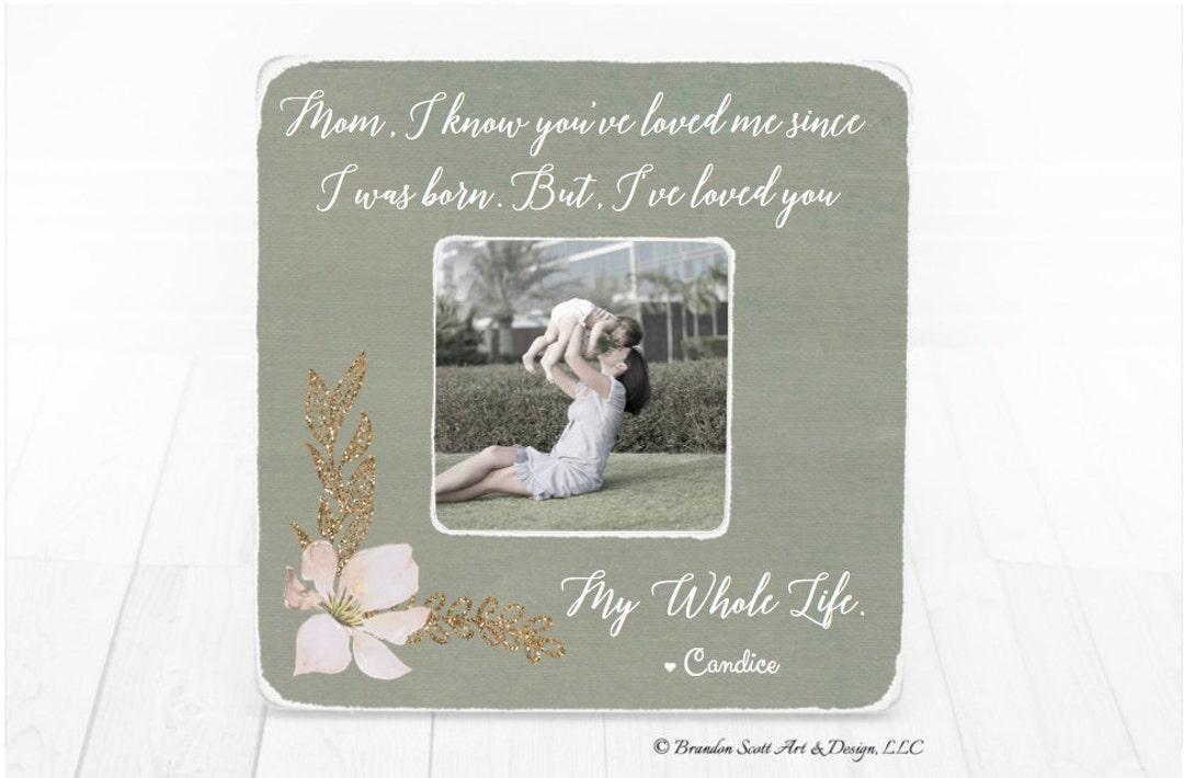 Personalized Mom Picture Frame, Wedding Gift for Mom, Mom Gift, Mother