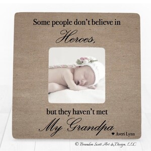 Fathers Day Gift for Grandpa, Grandpa Frame, Grandpa Gift, Grandfather Papa Frame Gift, Personalized Picture Frame for Grandparents