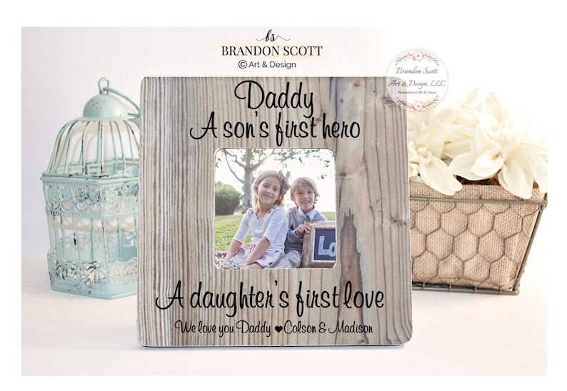 Fathers Day Gift Dad Frame Personalized Frame Gift for Dad Father's Day ...