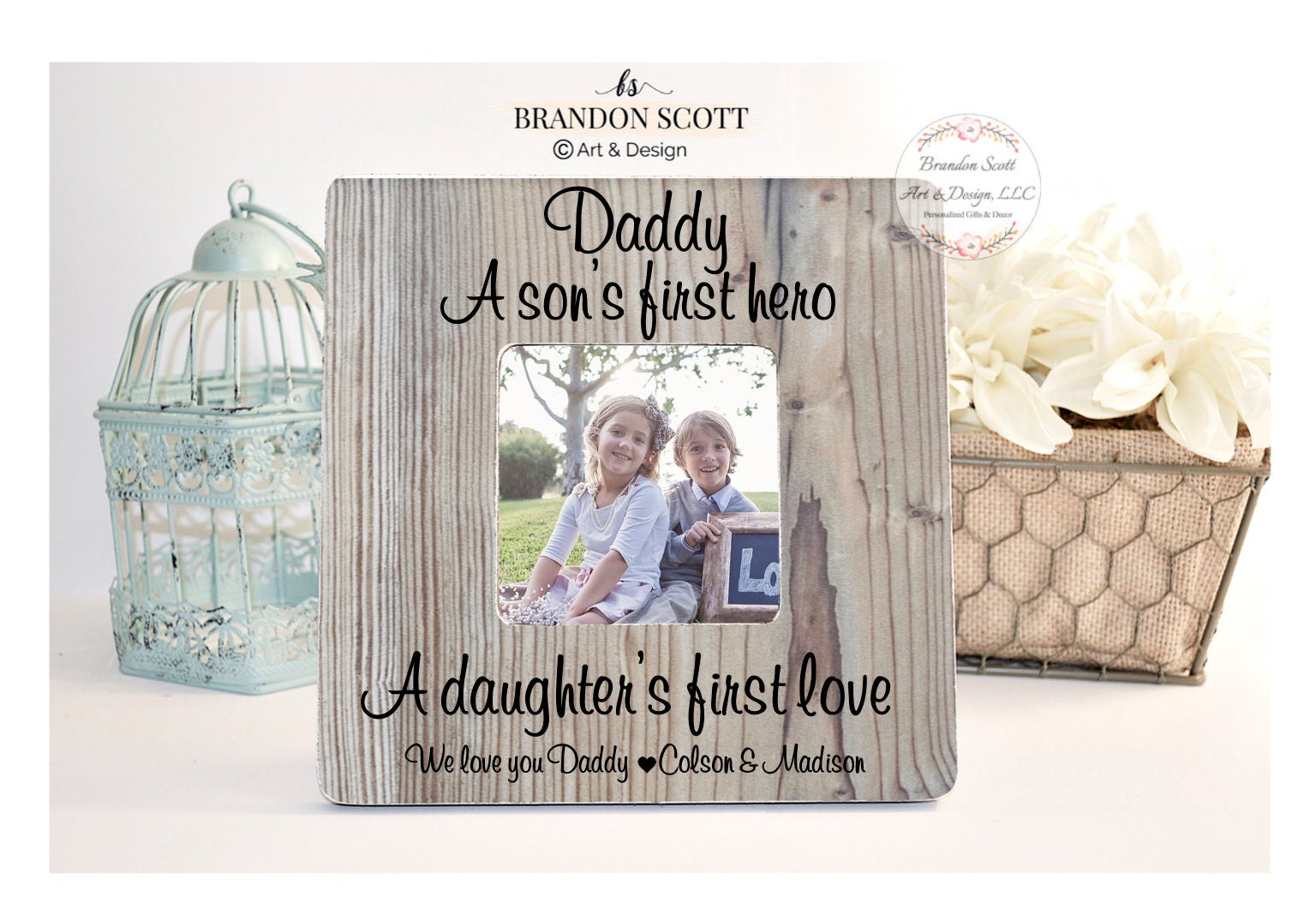 Fathers Day Gift Dad Frame Personalized Frame Gift for Dad Father's Day ...