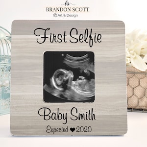 Christmas Pregnancy reveal, sonogram frame, First Selfie, ultrasound frame, new baby frame, pregnancy reveal, Grandparents to be