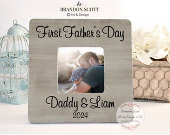 First Father's day, First Fathers Day, Father's day gift, New dad, New Daddy, 1st Father's Day frame, 2024 father's day gift, new daddy gift