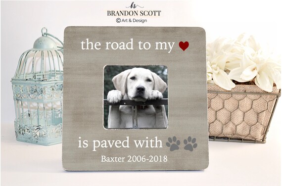 Pet Sympathy Gift Dog Death Frame Dog 