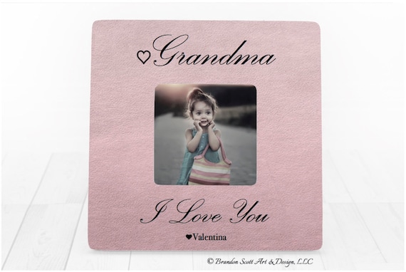 Mothers Day Gift for Grandma Nana Grandmother Gift Personalized Picture frame, Grandma Frame, Grandma Gift from Grandson, Theres this boy