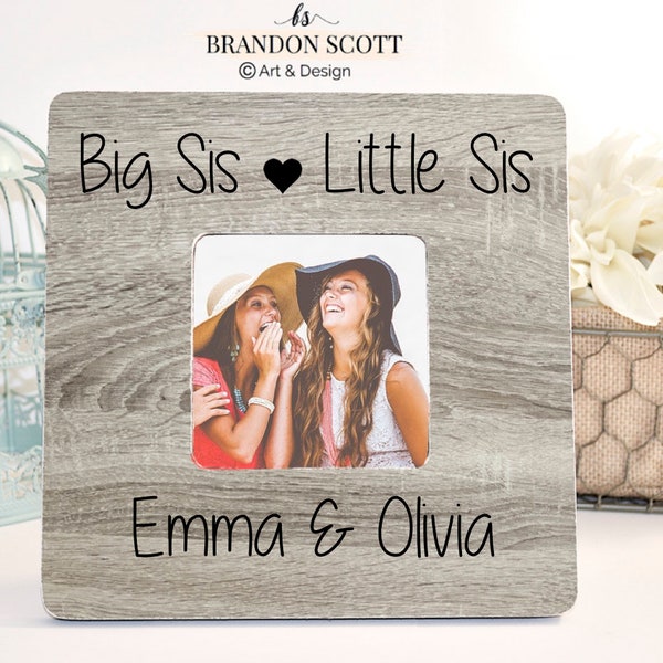 Big Sis Little Sis, Big Sis Lil Sis, Big Sister, Little Sister, Cheer Sister, Big Sister, Big Sister Gift, Big Little, Big Little Gift frame