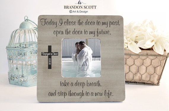 Adult Baptism Gift Christian Frame Teen Baptism Baptism Gift