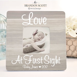 Love at First Sight, Love at First Heartbeat, Sonogram Frame, Ultrasound Frame, Gender Reveal, New Baby Frame, Love at First Sight frame