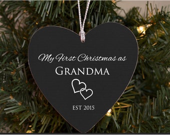 Grandparents Ornament Our First Christmas as Grandma & Grandpa Personalized Christmas Ornament Grandma Nana Papa Grandpa Ornament GIFT