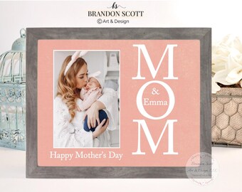 Regalo del Día de la Madre para Mamá, el mejor regalo para el primer Día de la Madre, marco para mamá, regalo para nueva mamá, marco para el Día de la Madre, marco para el primer Día de la Madre 2025, regalo para mamá niña