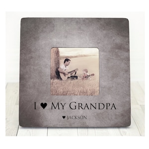 Fathers Day Gift for Grandpa Personalized Picture Frame Dad Gift Father Gift Grandpa Frame Grandpa Gift Christmas Gift for Grandpa Papa GIFT