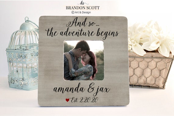 Cute Engagement Gifts, Personalized Engagement Gifts, Engagement Gifts for  Couple, Engagement Picture Frames, Unique Engagement Gifts - Etsy